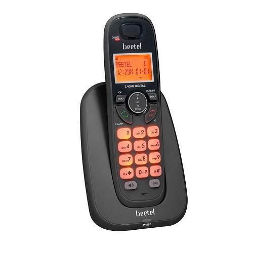 Beetel X 70 Black Cordless Landline Phone